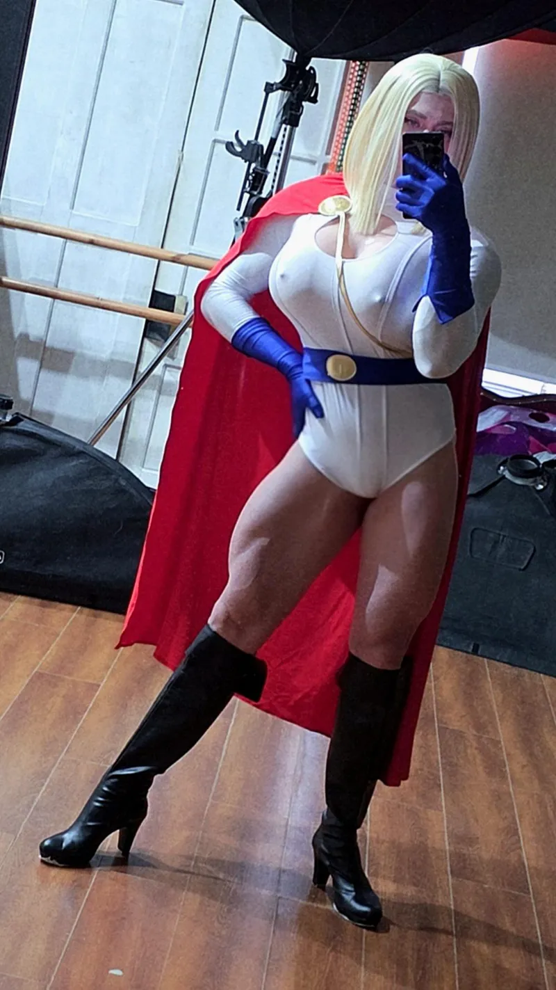 Thumbnail Frame Captures Power Girl Cosplay by Embarrassed_Hand_693 | cosplaygirls