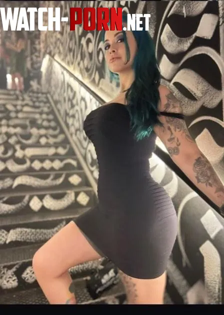 Black tight party dress by Bethcutie__
