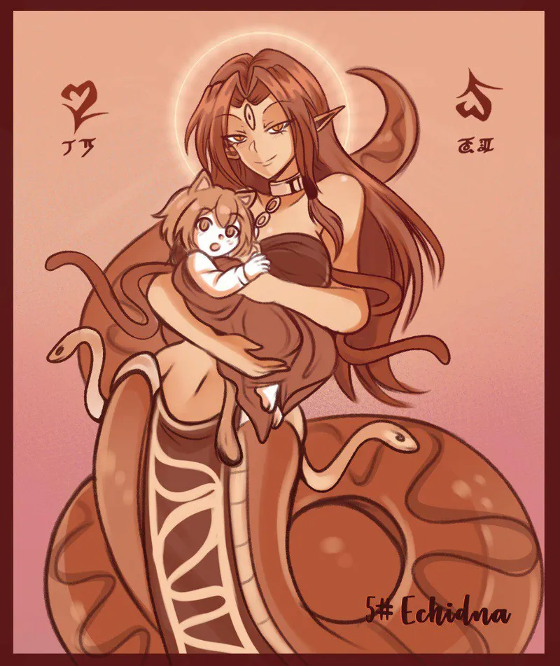 Thumbnail Softu_andu_weto: Echidna's Tender Moment with her Baby