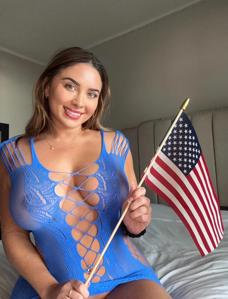 Thumbnail Red, White & Blue NSFW Outfit for 4th of July Celebration | kellysclosetxxx