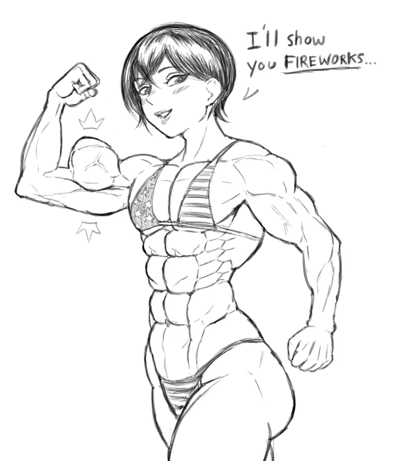 Thumbnail TheTMoneyMan Celebrates Tomboy Spirit on July 4th | fitdrawngirls