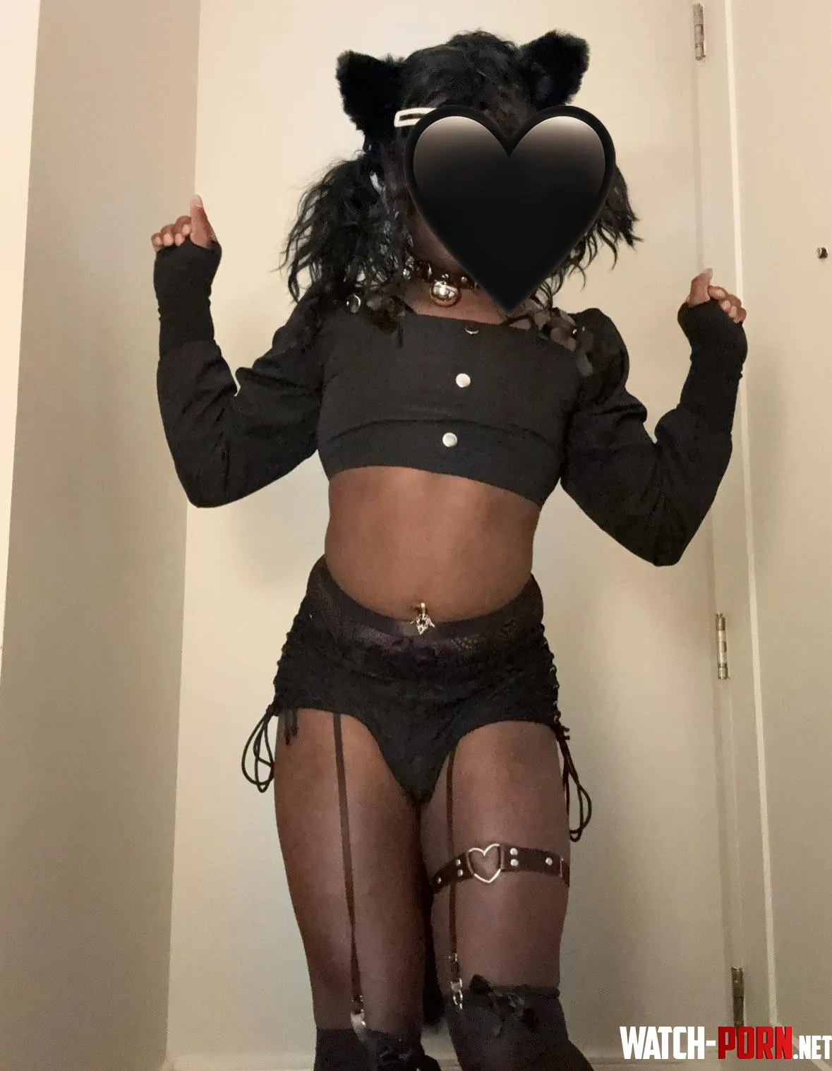 Are goth catboi’s allowed here? Learning my rightful place again nyan :3 by desifemboi4bwc