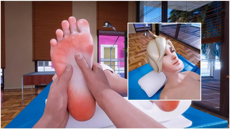 Thumbnail Healing Hands: Mercy from Overwatch Getting Special Attention by Kyoto709