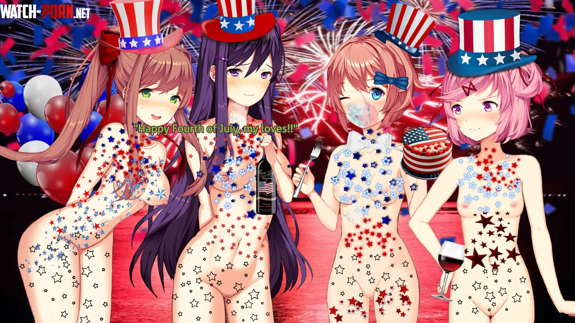 Happy Fourth of July, you guys! [By me] by Branchca_Artist