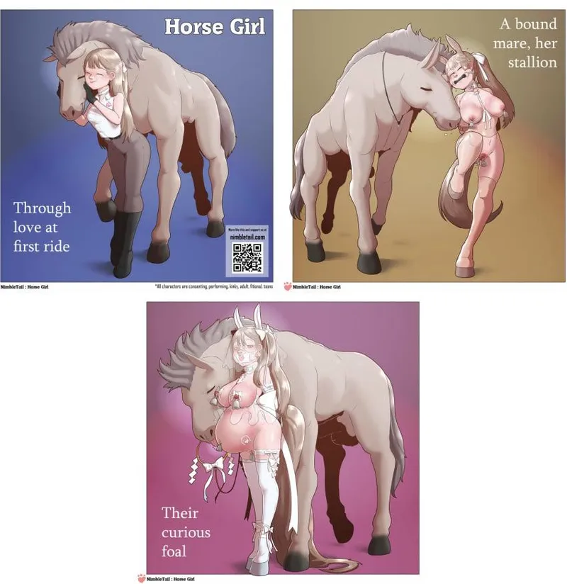 Thumbnail Discover the Beauty of a Horse Girl in Nimbletail