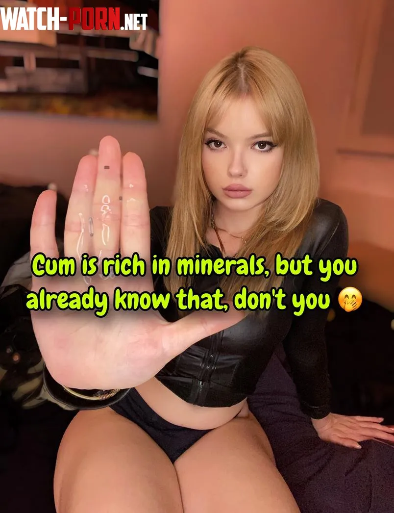 Cum is rich in nutrients [oc] by Missmaudedoll