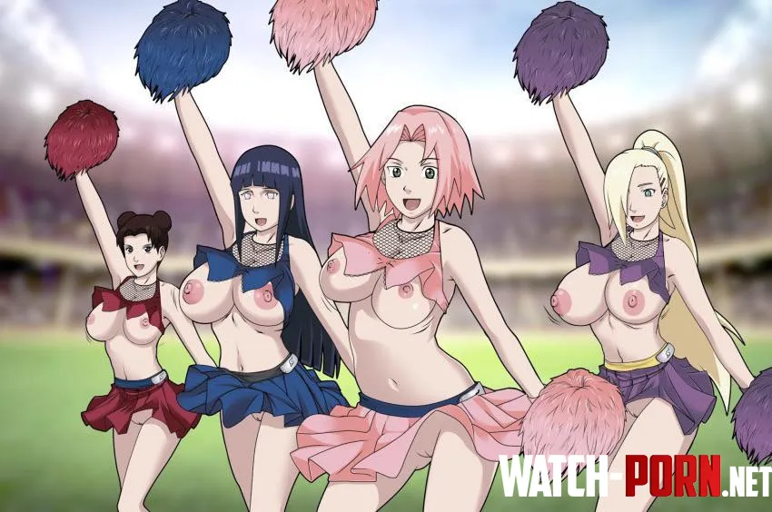 Konoha cheerleaders by Evandagoatking