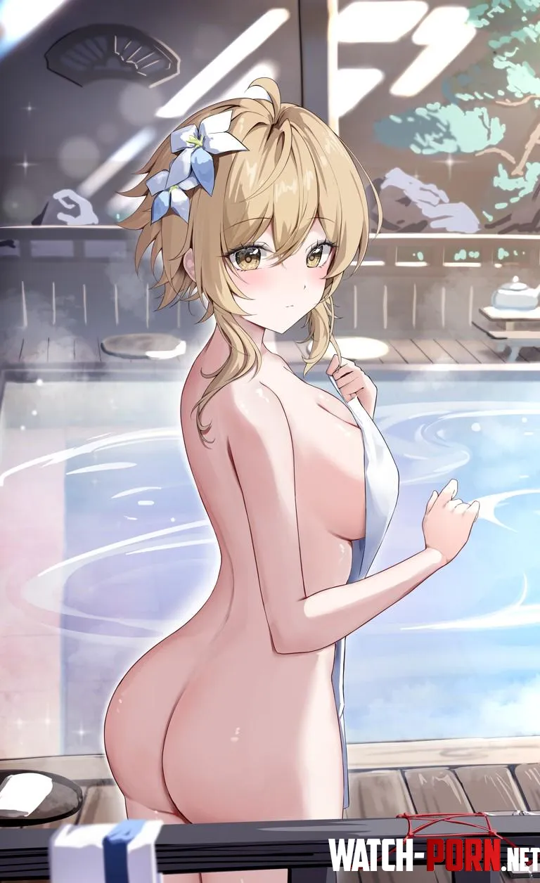 Lumine in the hot spring by GoOurWay2001