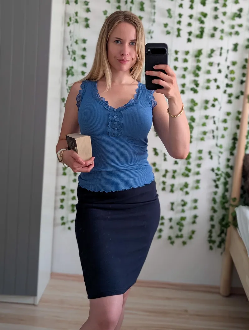 Thumbnail Elevate Your Office Look with naturalgirl_mel's Blue Pencilskirt