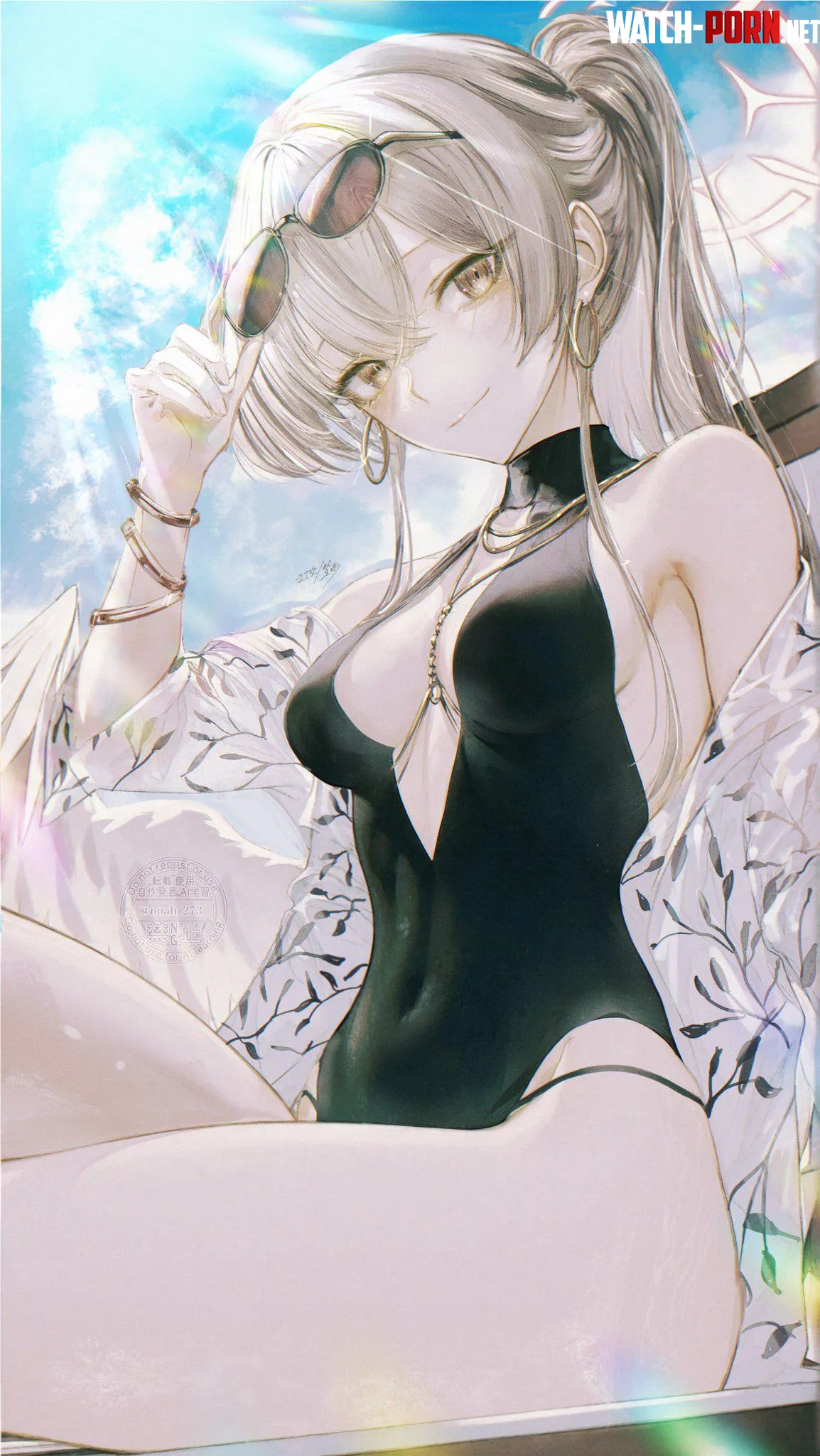 Swimsuit Nagisa (renoahh/-273°C) [Blue Archive] by llamanatee