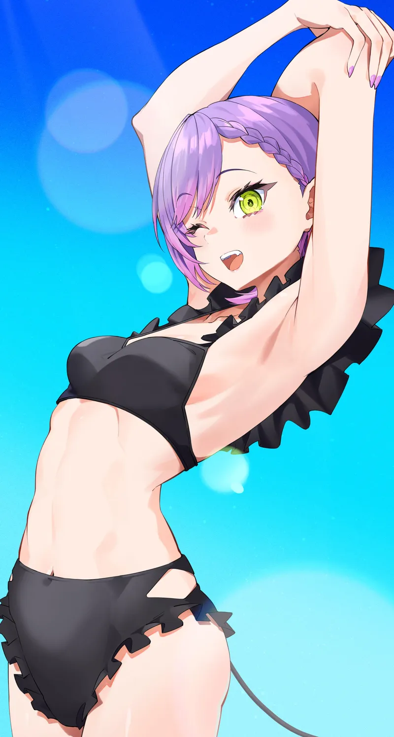 Thumbnail Appreciating Tokoyami Towa's Armpit Appeal in Hololive