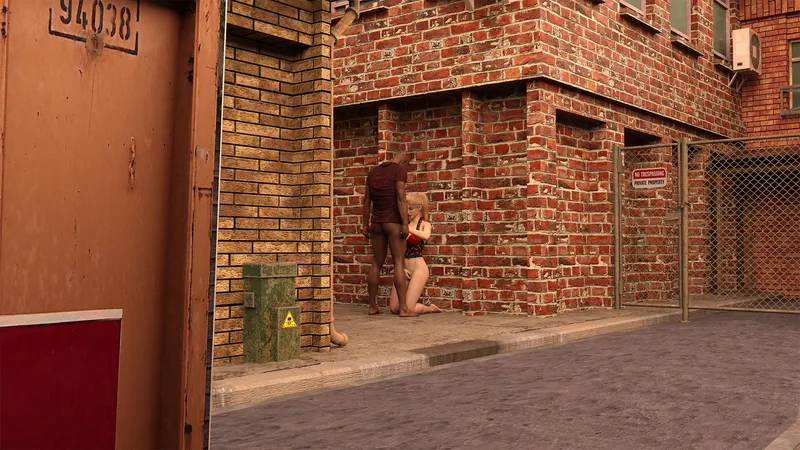 Thumbnail Karen Handjob in the Back Alley - Captain Kitty's Netorare Tale
