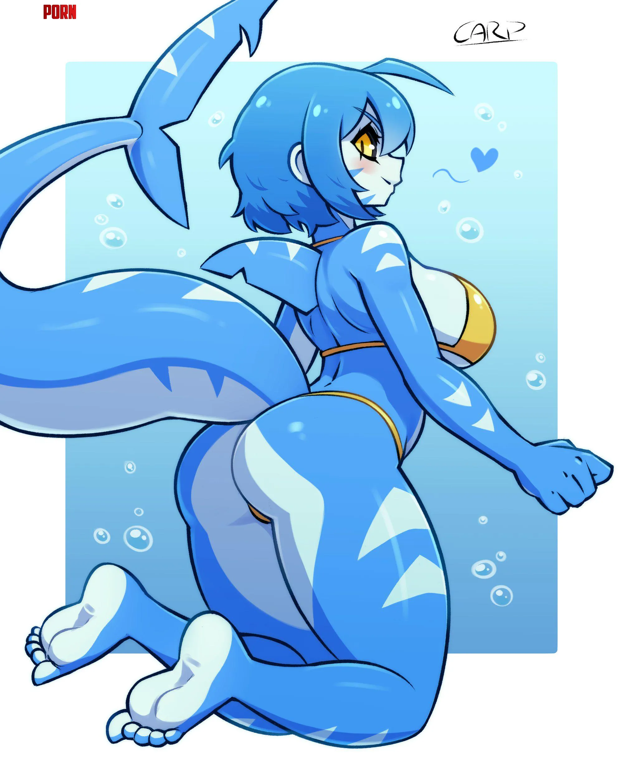 Naomi bubble 🦈 [F] (Carpinchor) by happysmille