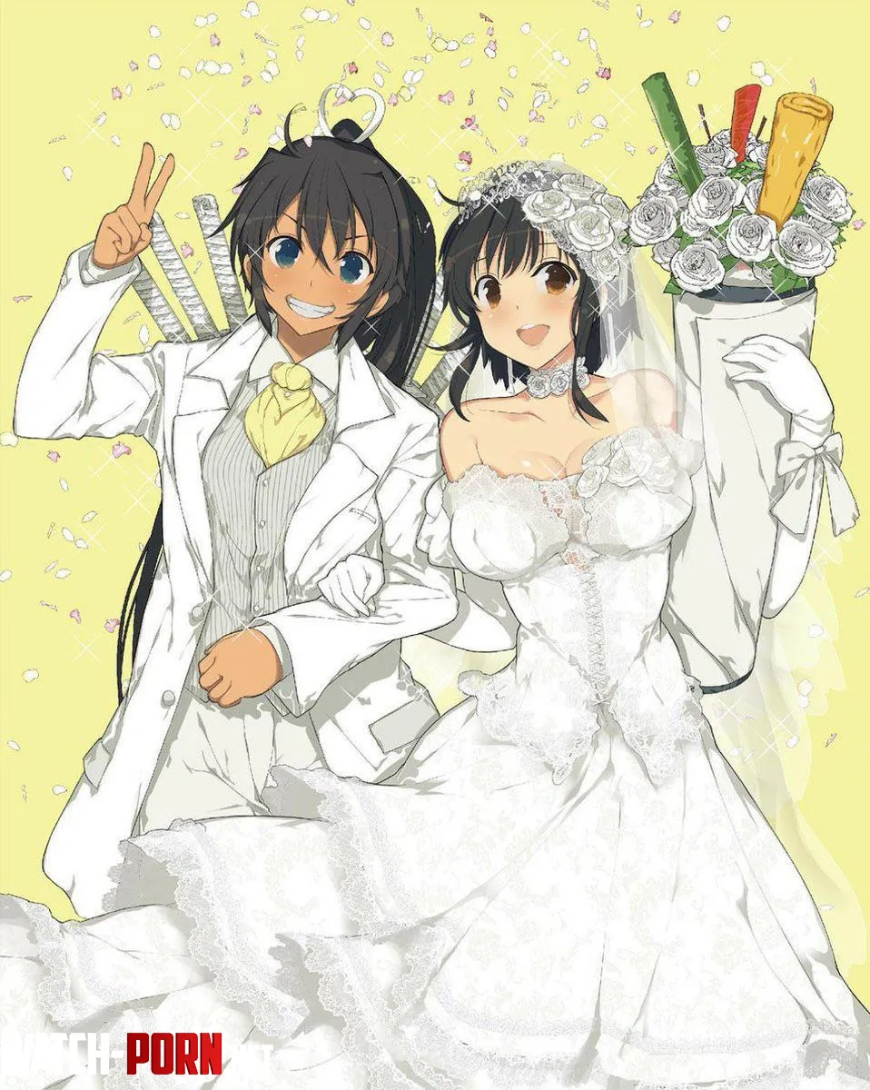 Asuka and Homura get hitched [Senran Kagura] by MillionHypotheses