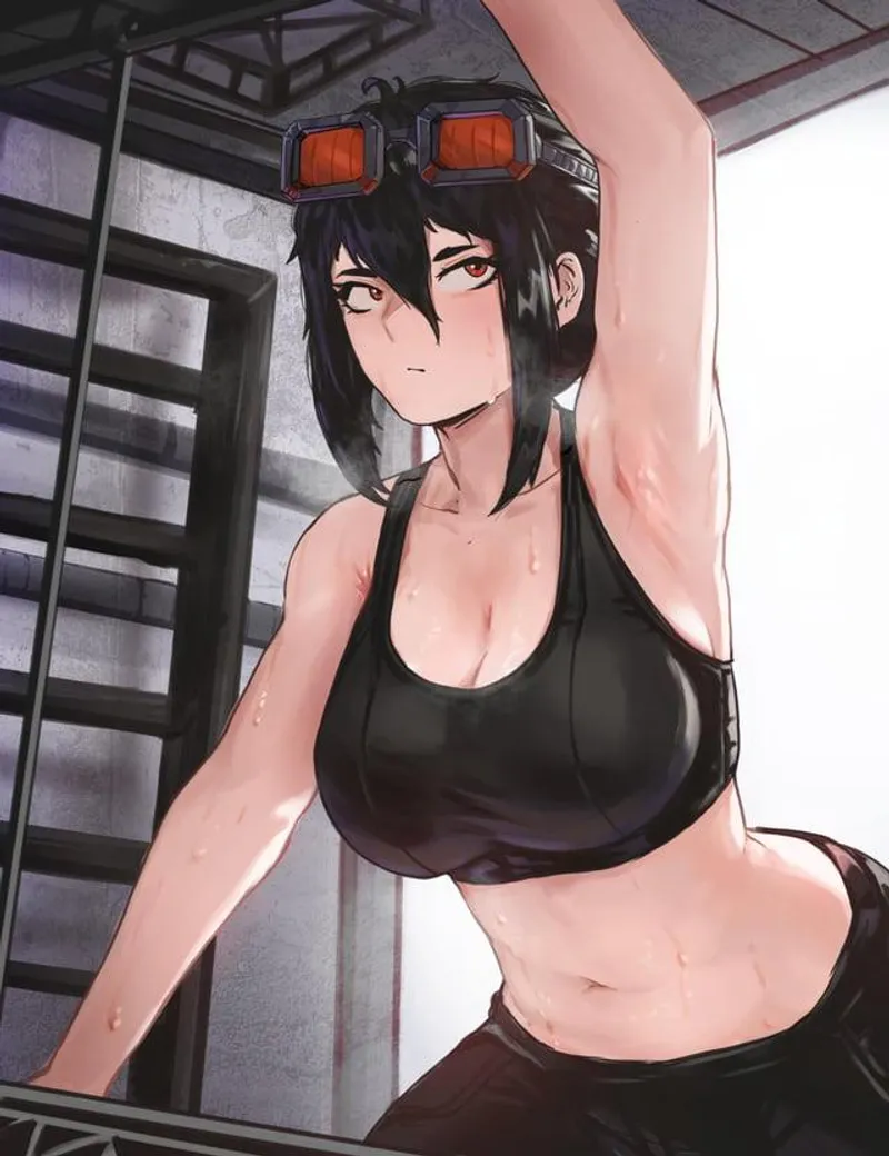 Thumbnail Grace Arreglando Tu Carro by MistaDraws | Animearmpits