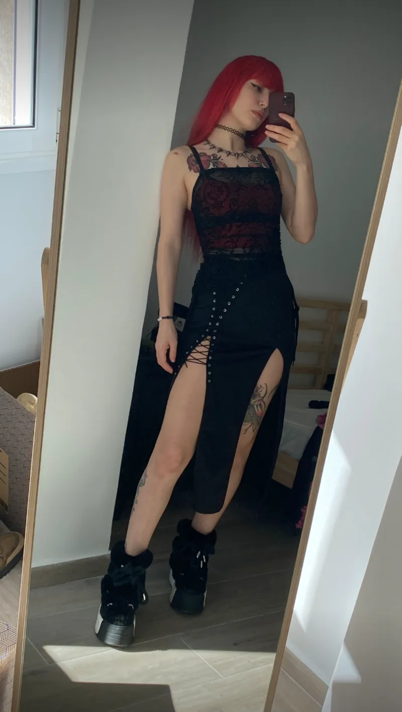 Thumbnail Embracing the Goth Mood in Tight Dresses | OnnaVee | tightdresses