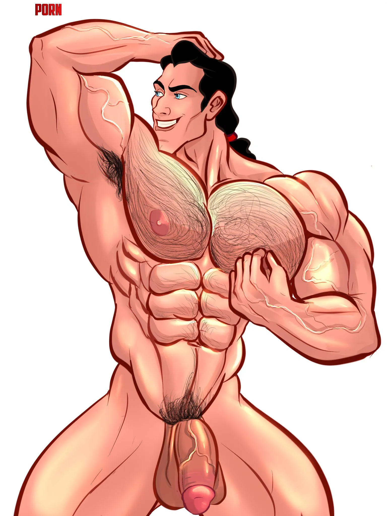 Disturbing lack of Gaston (blueboybara) by EternalSnow05