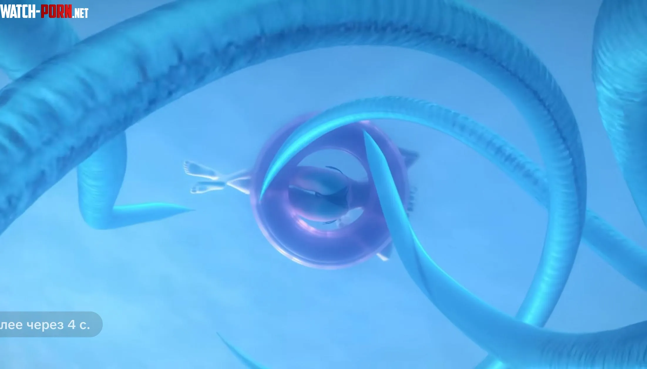 LF color source: 1girl, ocean, bikini, ass, black panties, ocean bottom, tentacles, lying, innertube, outdoors. by bigboysh1t