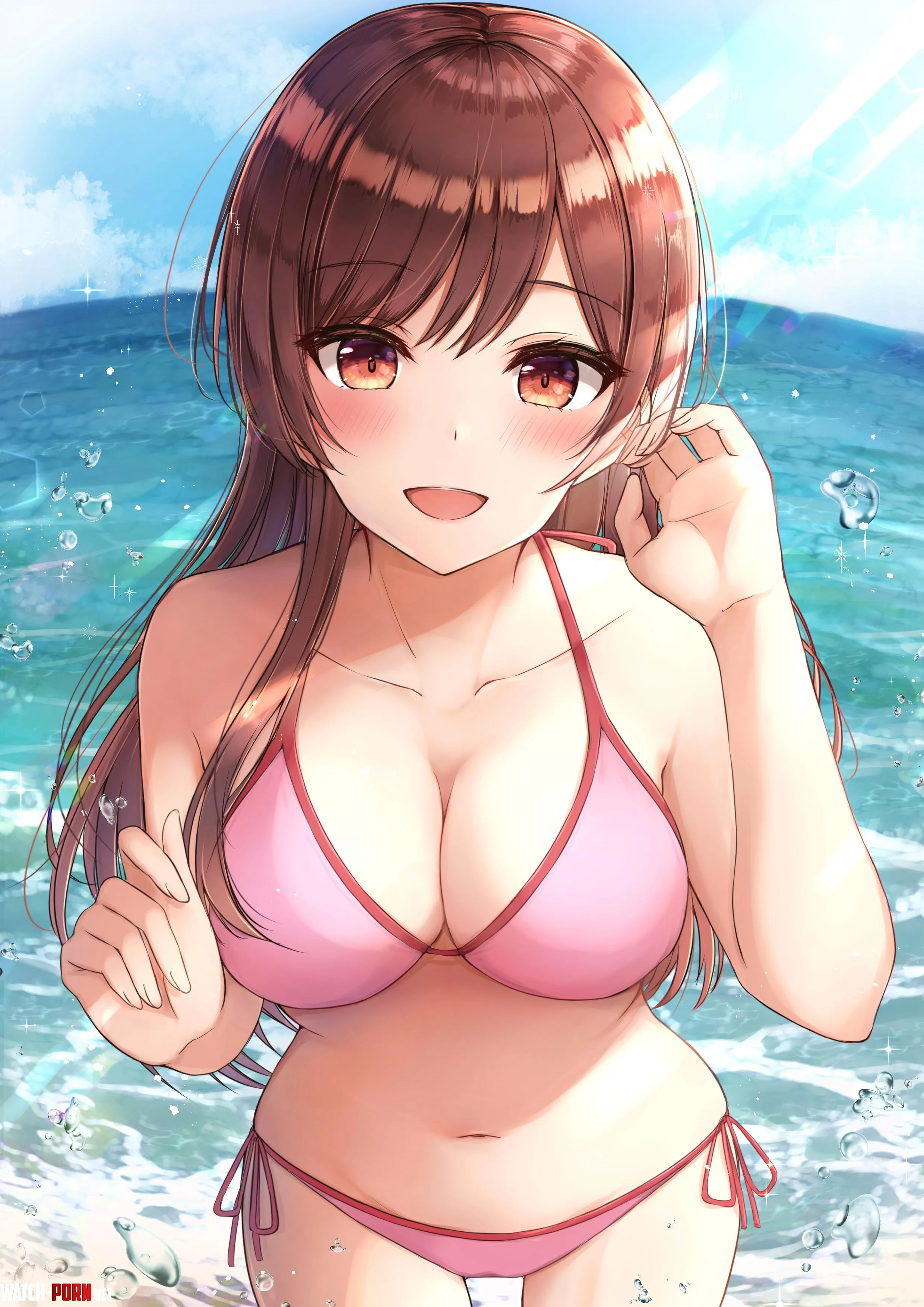 On The Beach With Chizuru Mizuhara [Rent A Girlfriend] by Csxc