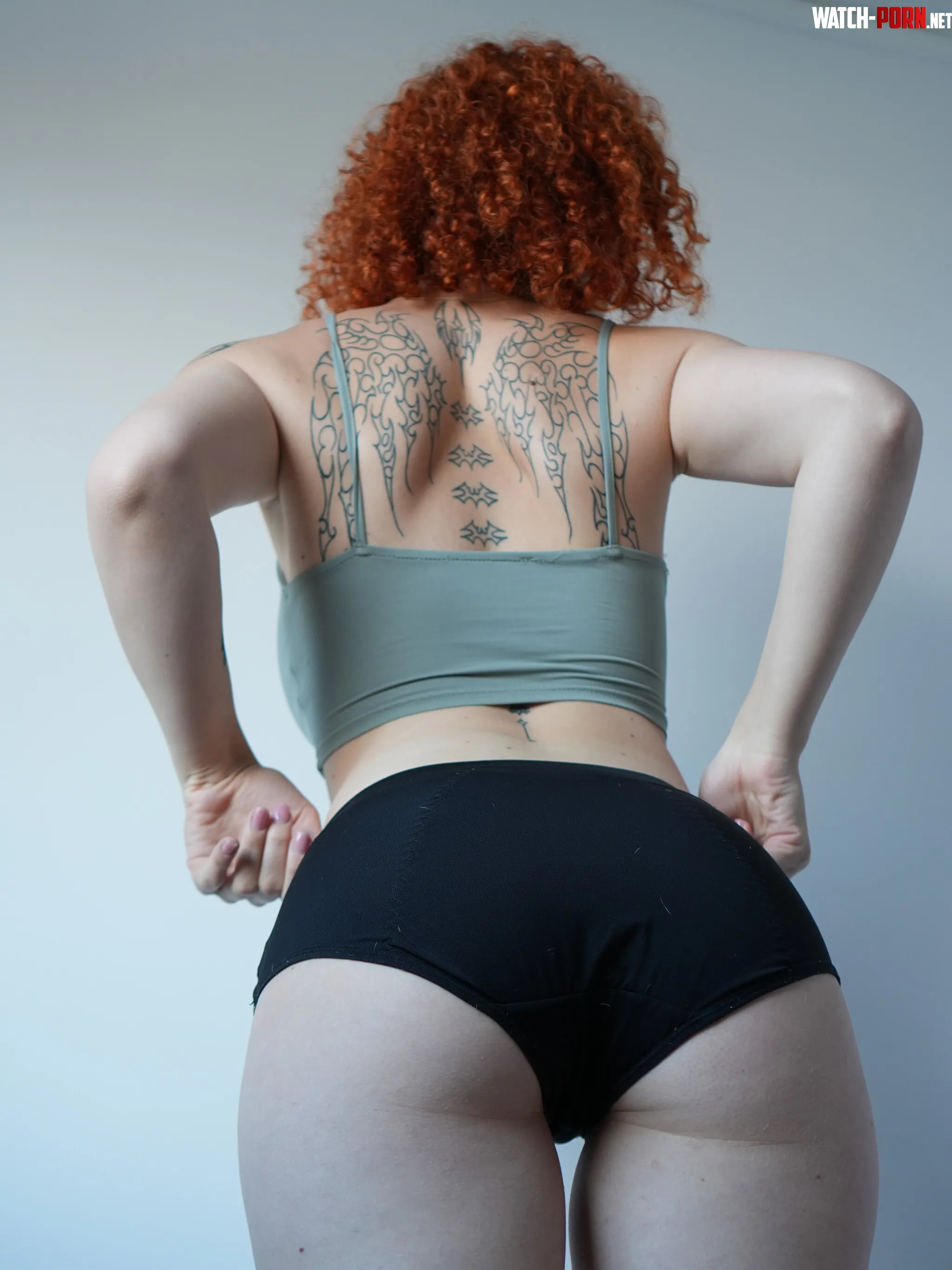 Tight black shorts up in my ass by SnugCrave
