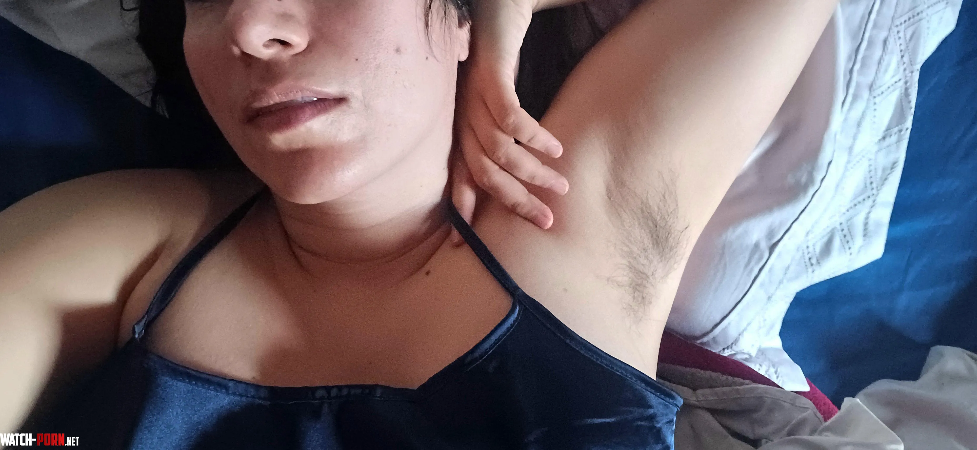 Imagine waking up next to me, wearing my pajamas… my arms open, my armpits stretched out, warm and hairy, waiting for you to bury your face and start your day exactly how you should..sniffing, and surrendering. No coffee. Just me. by celestetantrika