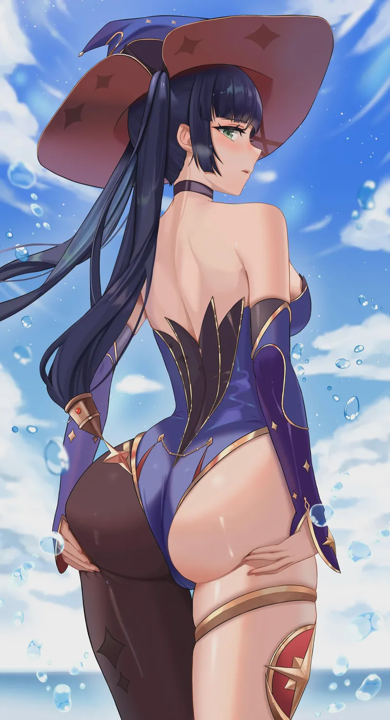 Thumbnail Secret-Click-3537 Dazzles with Mona's Sumptuous Bodysuit Aesthetics