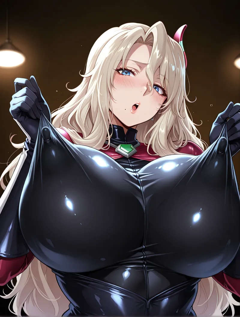 Thumbnail EroartAI Presents [AI] Elisa Pearlman Streching Bodysuit from kangoku academia