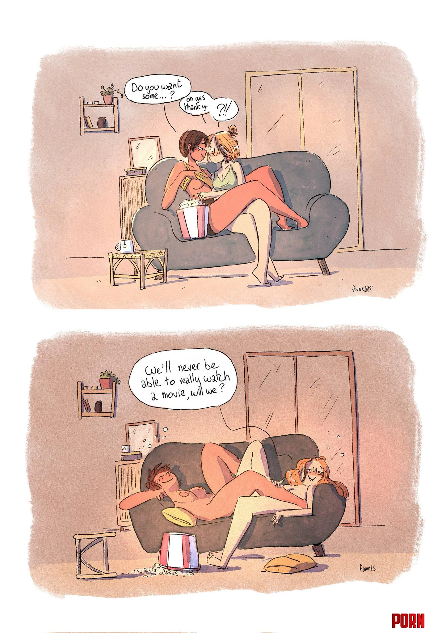I thought she meant popcorn (faune) [Original] by HentaiDepartment