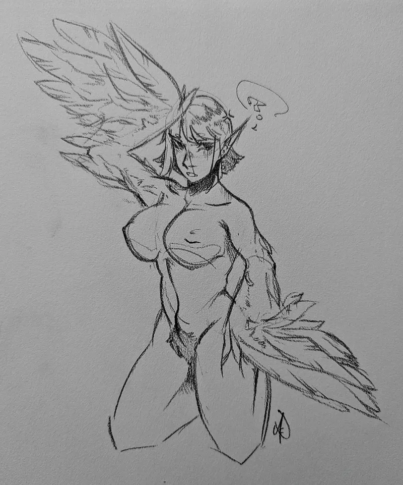 Thumbnail Bizarre Encounters: Flying with Moth-Seeker by Moth-Seeker | MonsterGirl