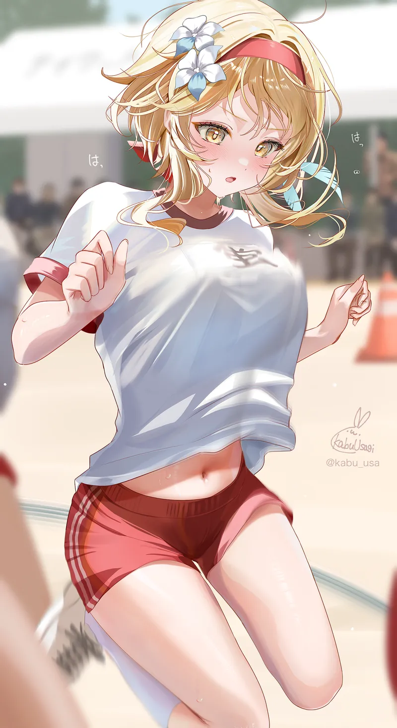 Thumbnail Lumine at sports festival (カブウサギ / kabu_usa) by elegantloveglimmer