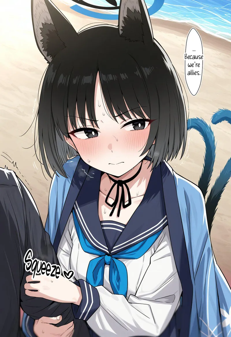 Thumbnail Kiryuu Kikyou from Blue Archive: A Nekomimi Adventure