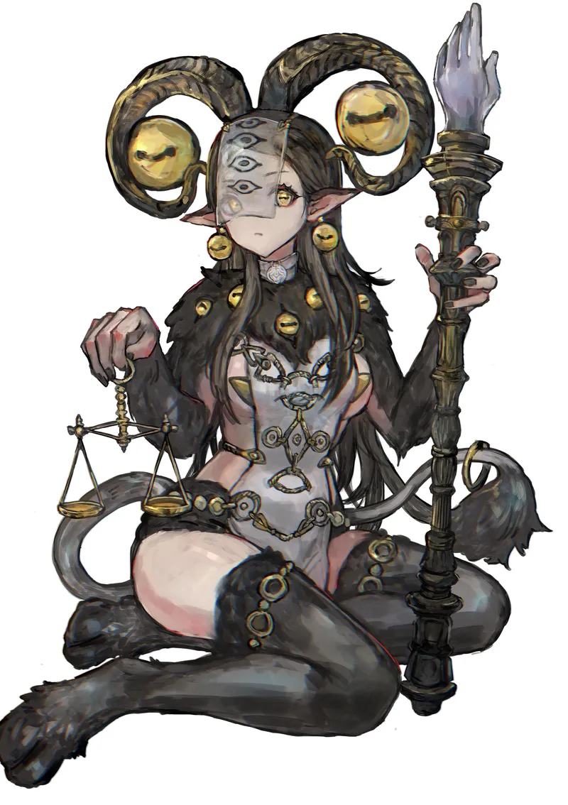 Thumbnail Unveiling the Mysterious Libra: The Night Devil by Zewen_Senpai | MonsterGirl