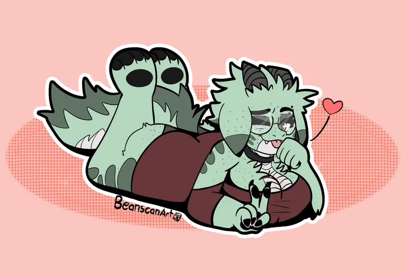 Thumbnail Very Huggable Look by beantoast69 in furry Category
