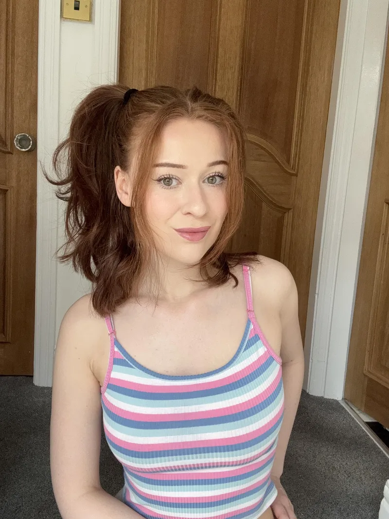 Thumbnail Fiery Combination: Red Hair & Green Eyes | Fit_Resident4599 | croptopgirls