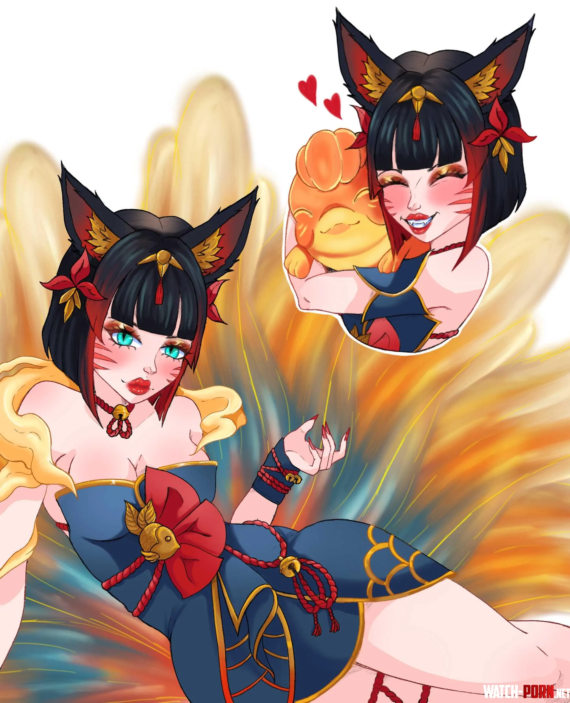 Spirit blossom springs Ahri (sharkyblus) by sharkyblus