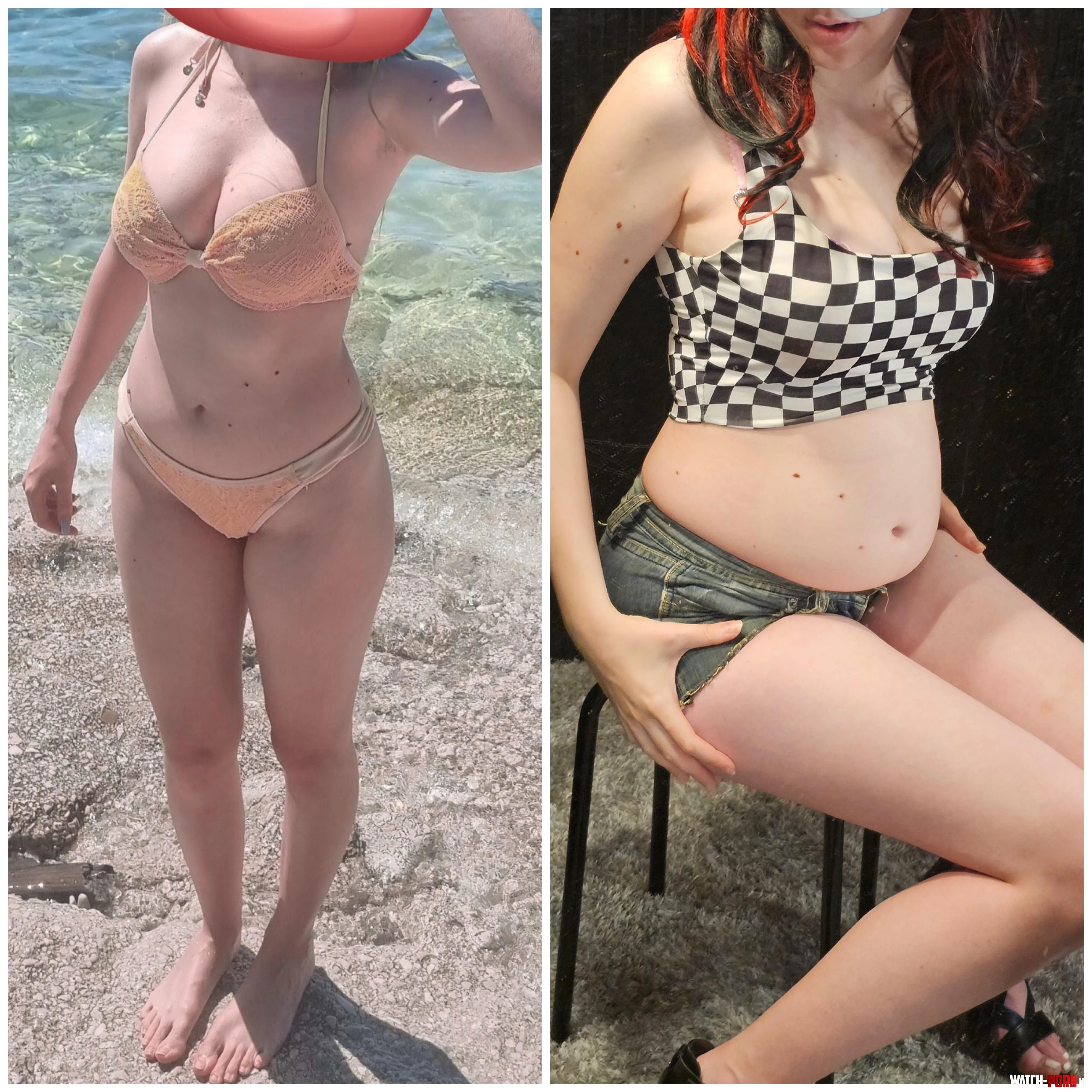 Getting fed by strangers really makes a girl grow [Before & After] by fullbelly365