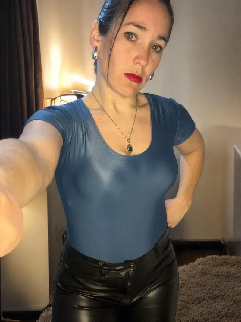Thumbnail Seductive Black and Blue Latex Combo: Unleash Your Sexy by The_boss0111