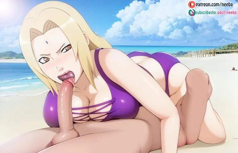 Thumbnail Uninvited to Tsunade's Swim: Neeba's Intriguing Creation | yuti34 | Naruto_Hentai