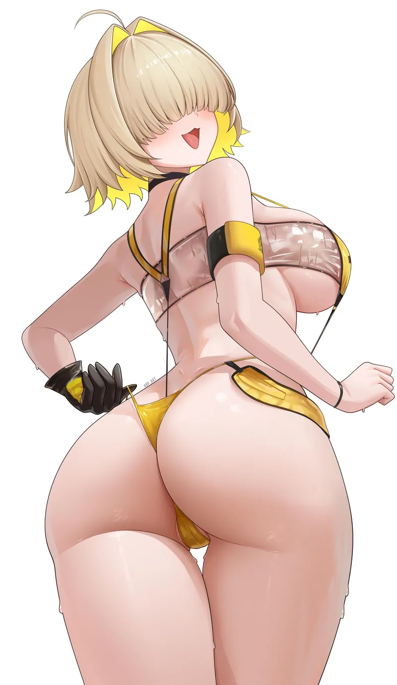 Thumbnail Elegg's Alluring Anime Booty: A NIKKE Revelation by marxsander2016