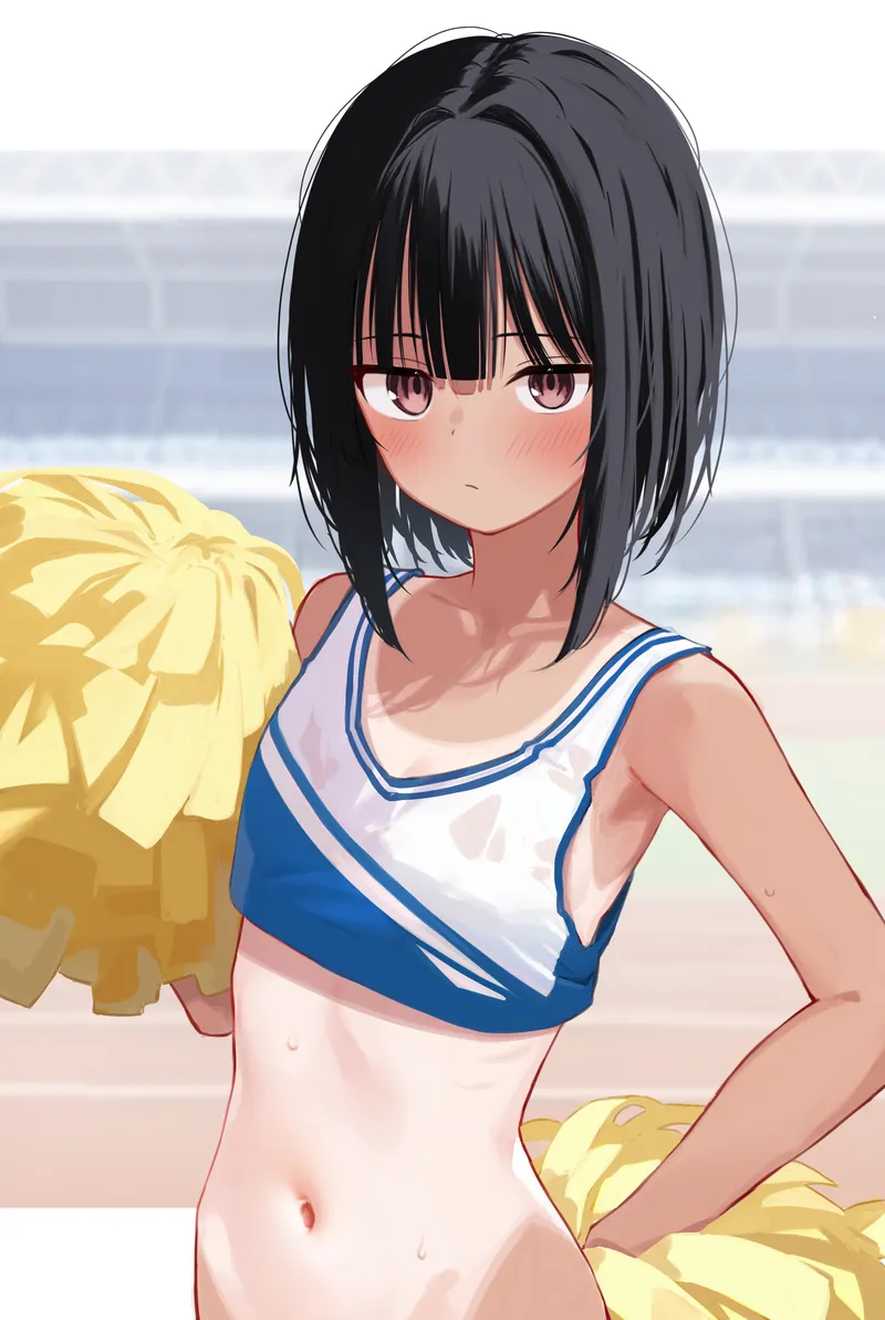 Thumbnail Cheerleader Girl: A Stunning Visual Delight