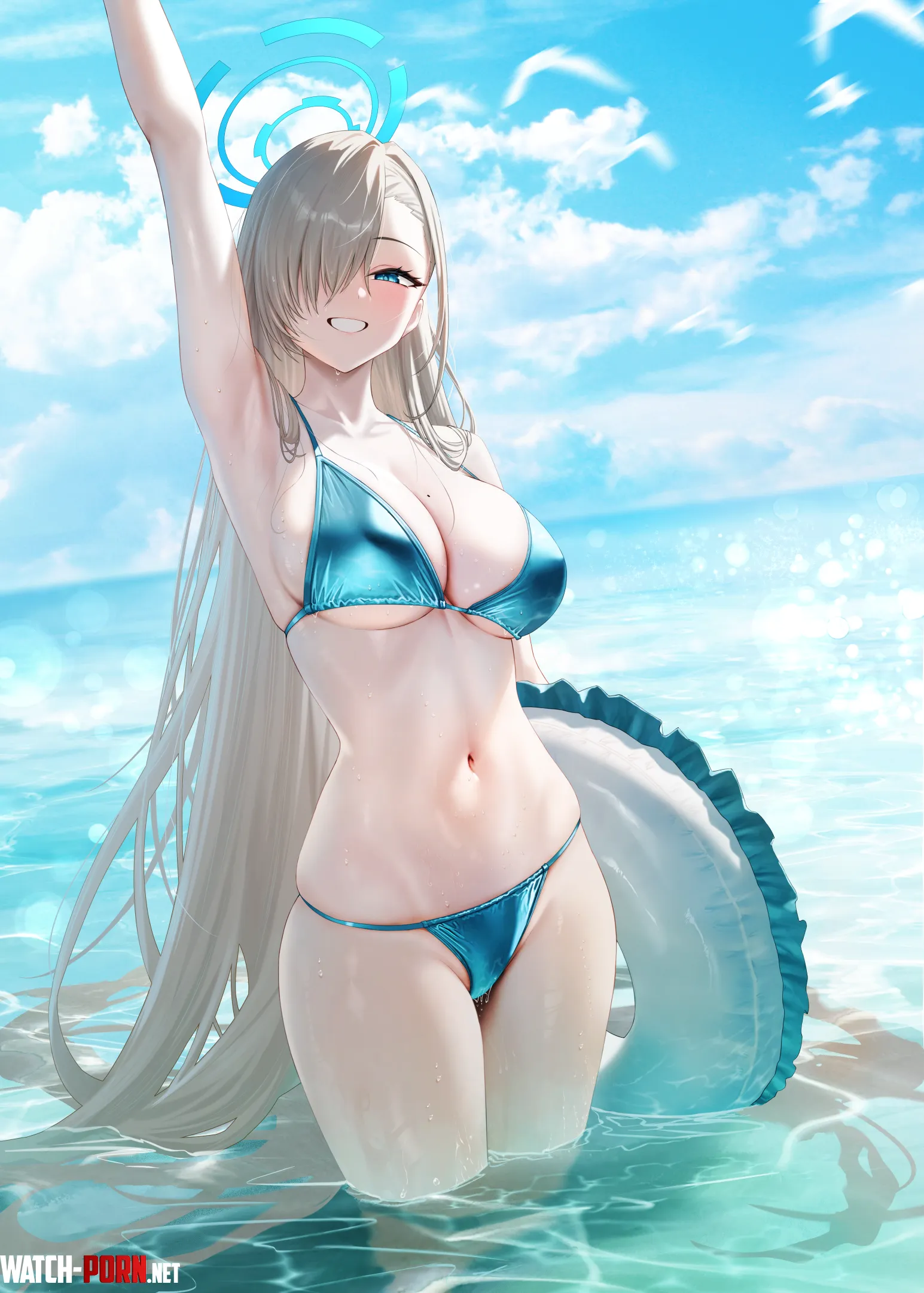 Asuna in the ocean (SOLar_bim) by elegantloveglimmer