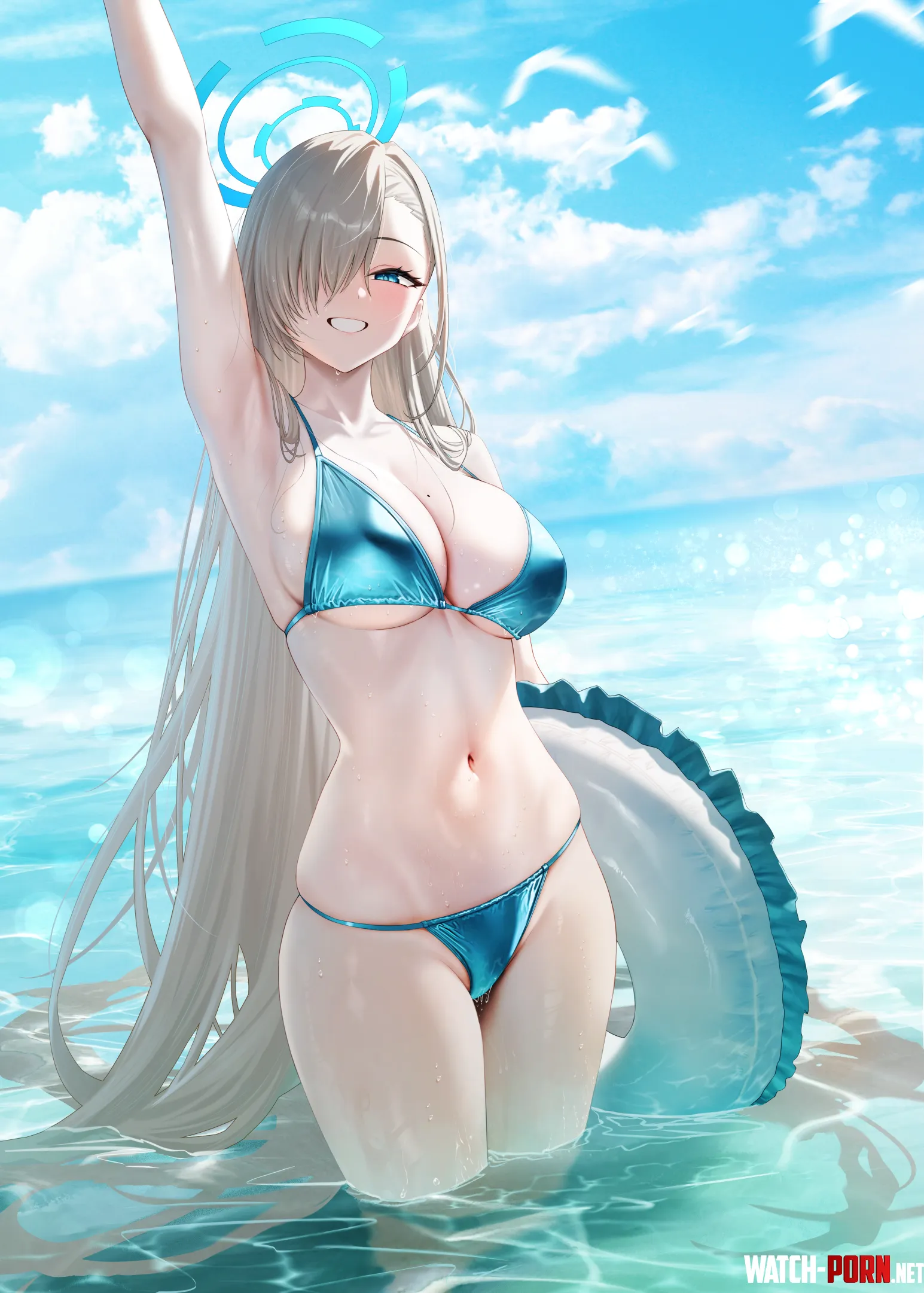Summer Asuna [Blue Archive] by xSaviour_N
