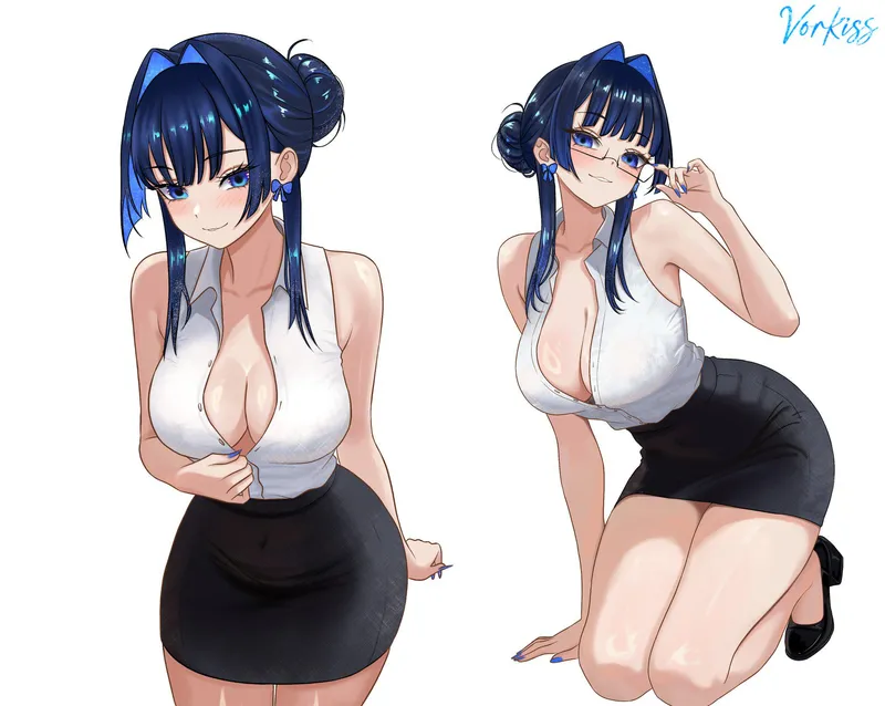 Thumbnail A_MASSIVE_PERVERT Explores Office Lady Kronii