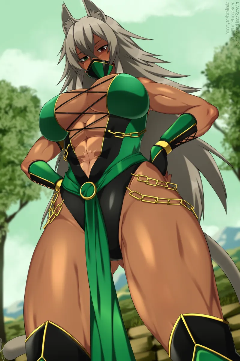 Thumbnail Ghislaine as Jade: Unleashing Fantasy with Monster Girls | AlKo96