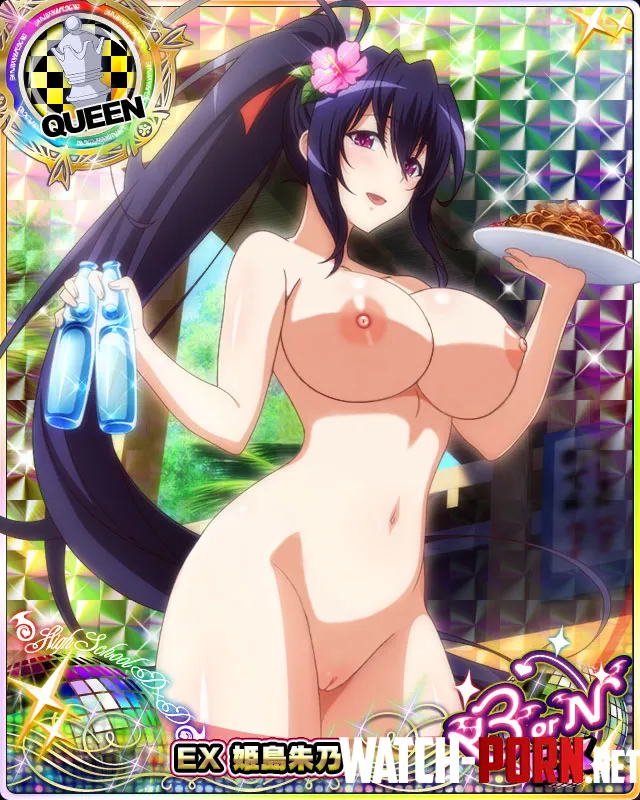 Akeno as a naked waitress in a beach resort. [High School DxD] by Alive_Picture_9612