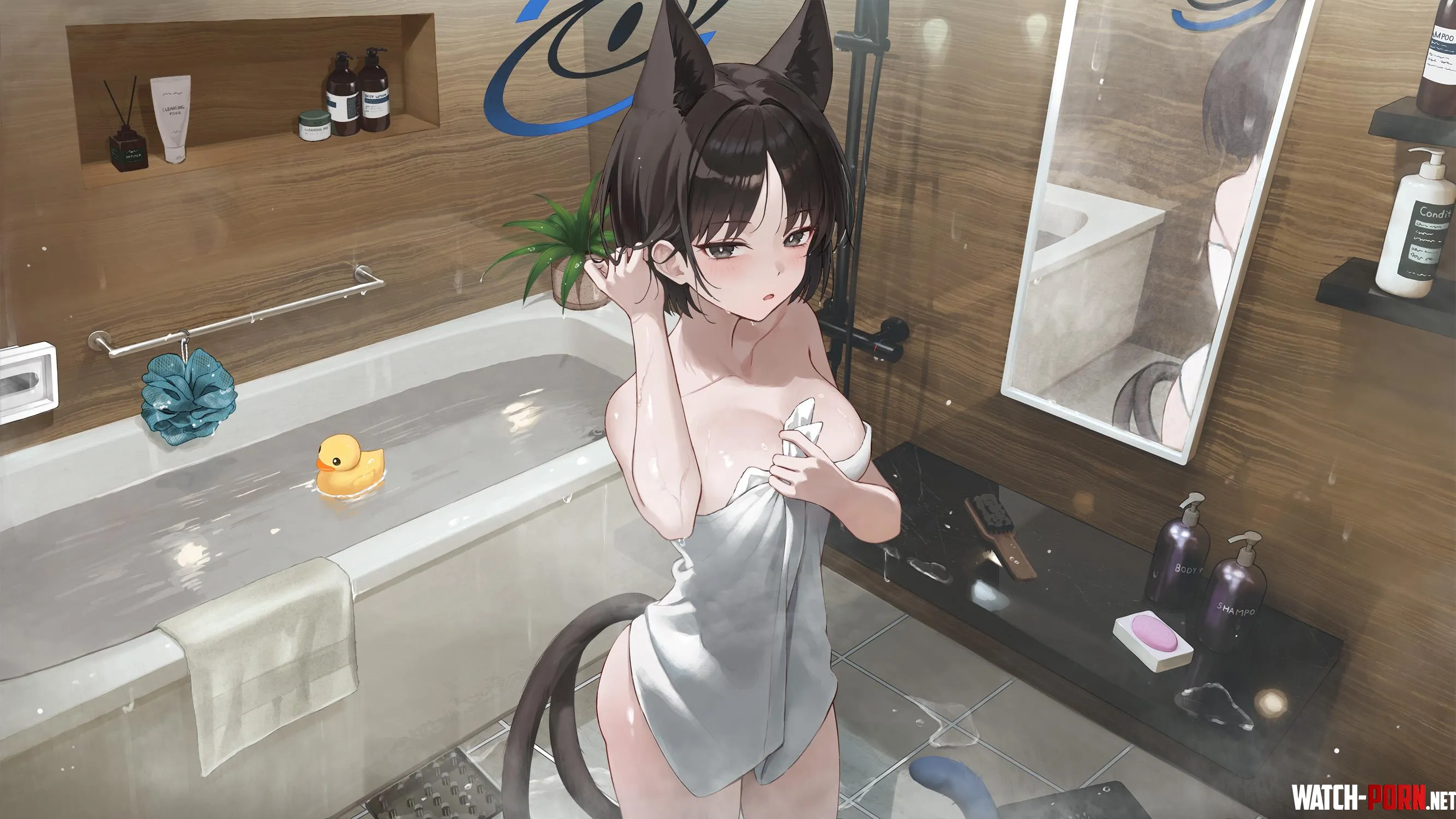 Kikyou bath [blue archive] by Parking-Cricket-1186