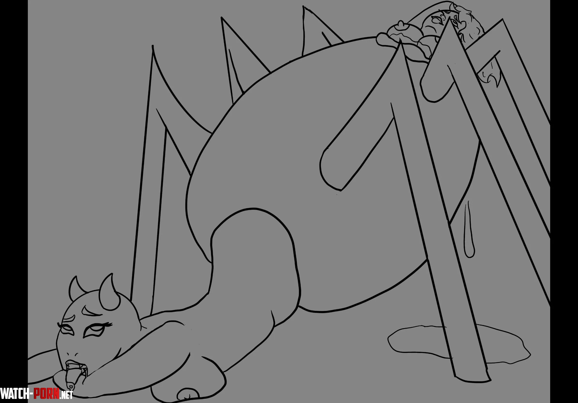 {image} I’ll probably color it at some point, but I guess here’s a preview (anal vore) art by me by Vorelover2468