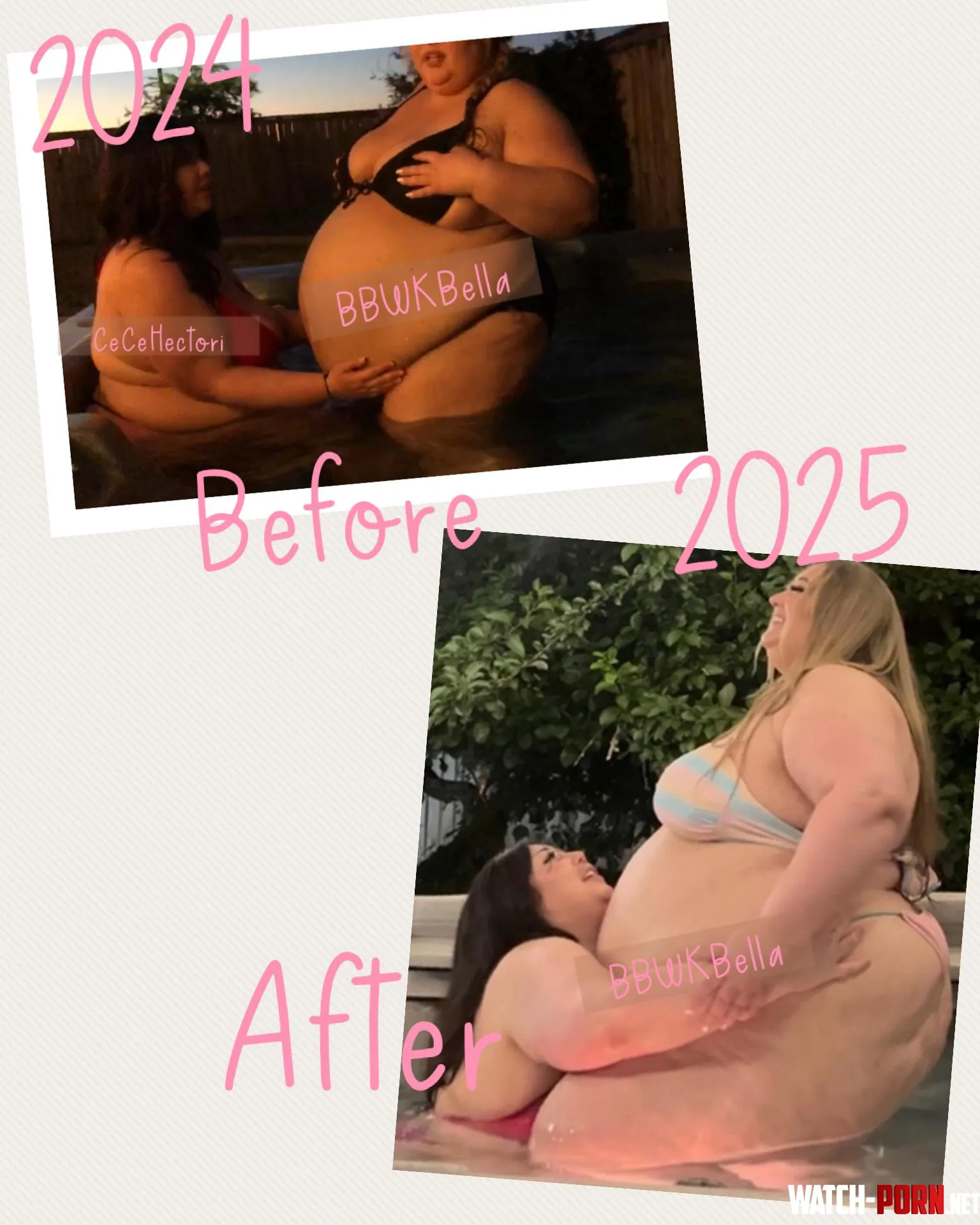 How many burgers, I mean, LBS 🤭 would you guess I’ve added to my frame here?? by BBWBellla