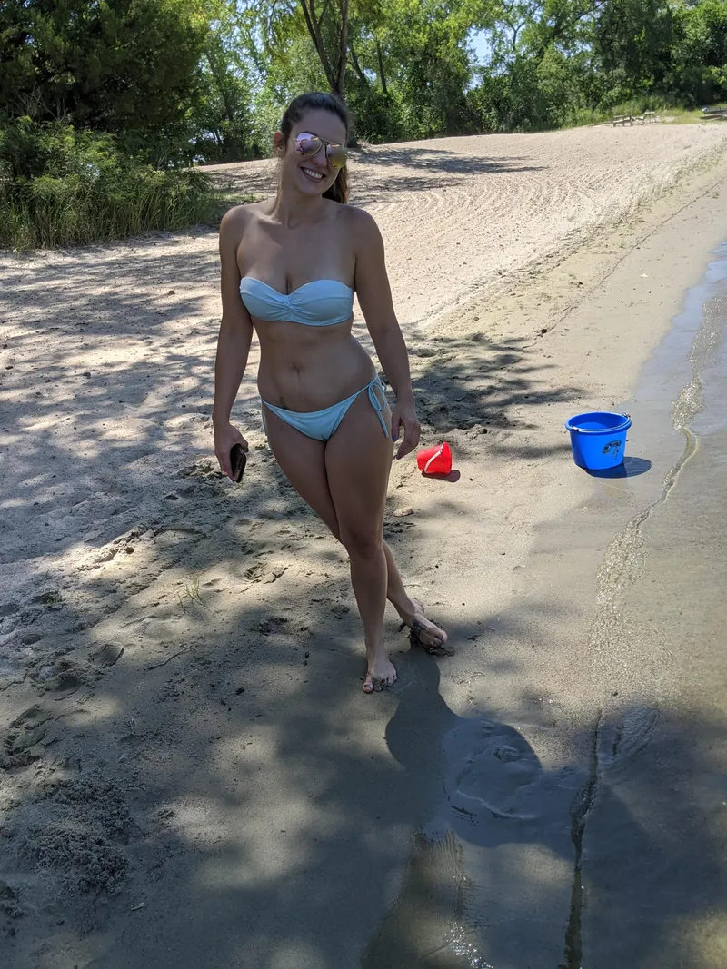 Thumbnail Lake Time Serenity with a Brunette Beauty by lDriveBarefoot | brunette