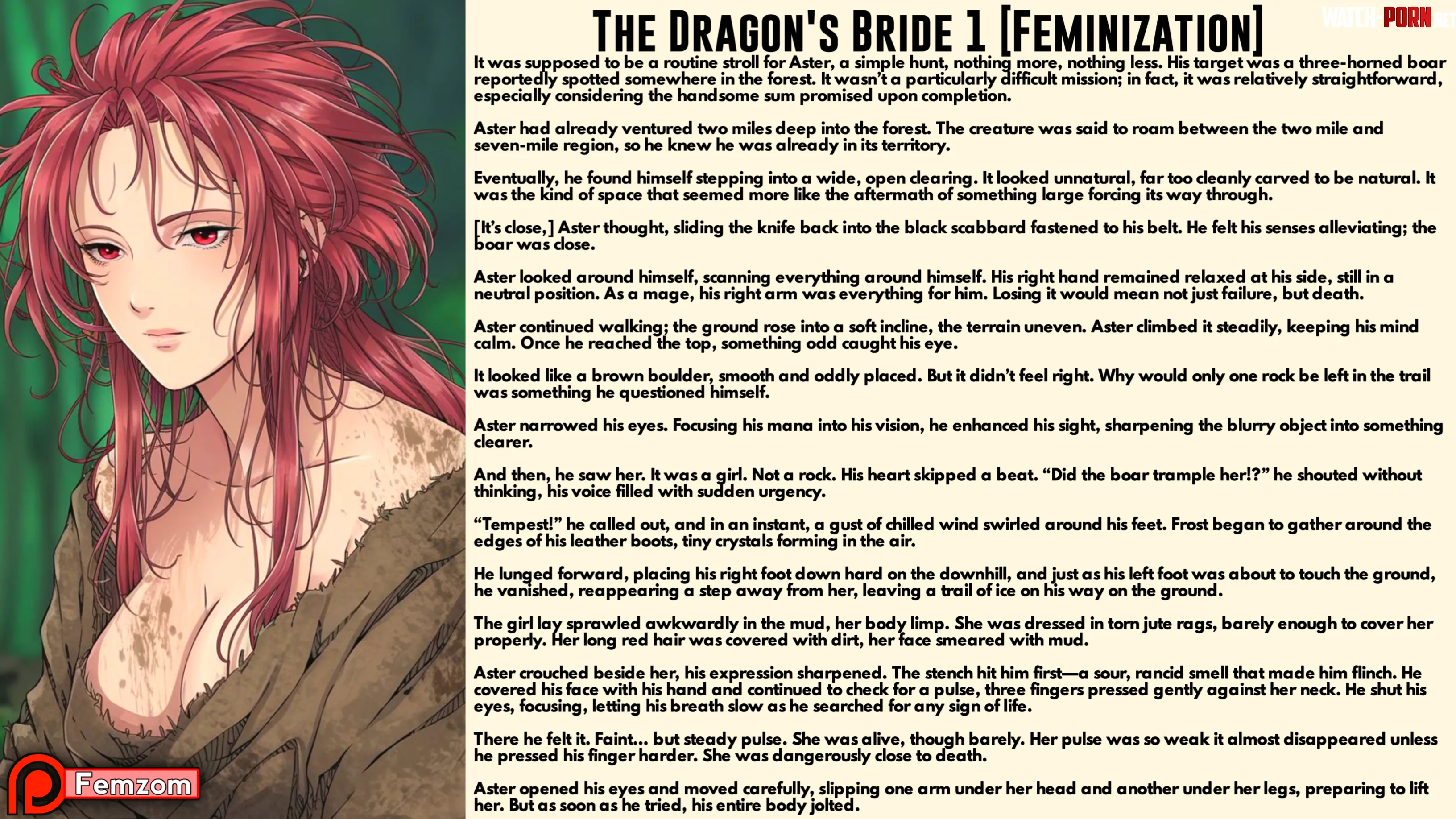The Dragon's Bride 1 Fantasy Feminization Caption by Loser2526